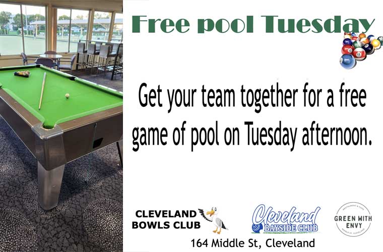 Free Pool Tuesday Flyer